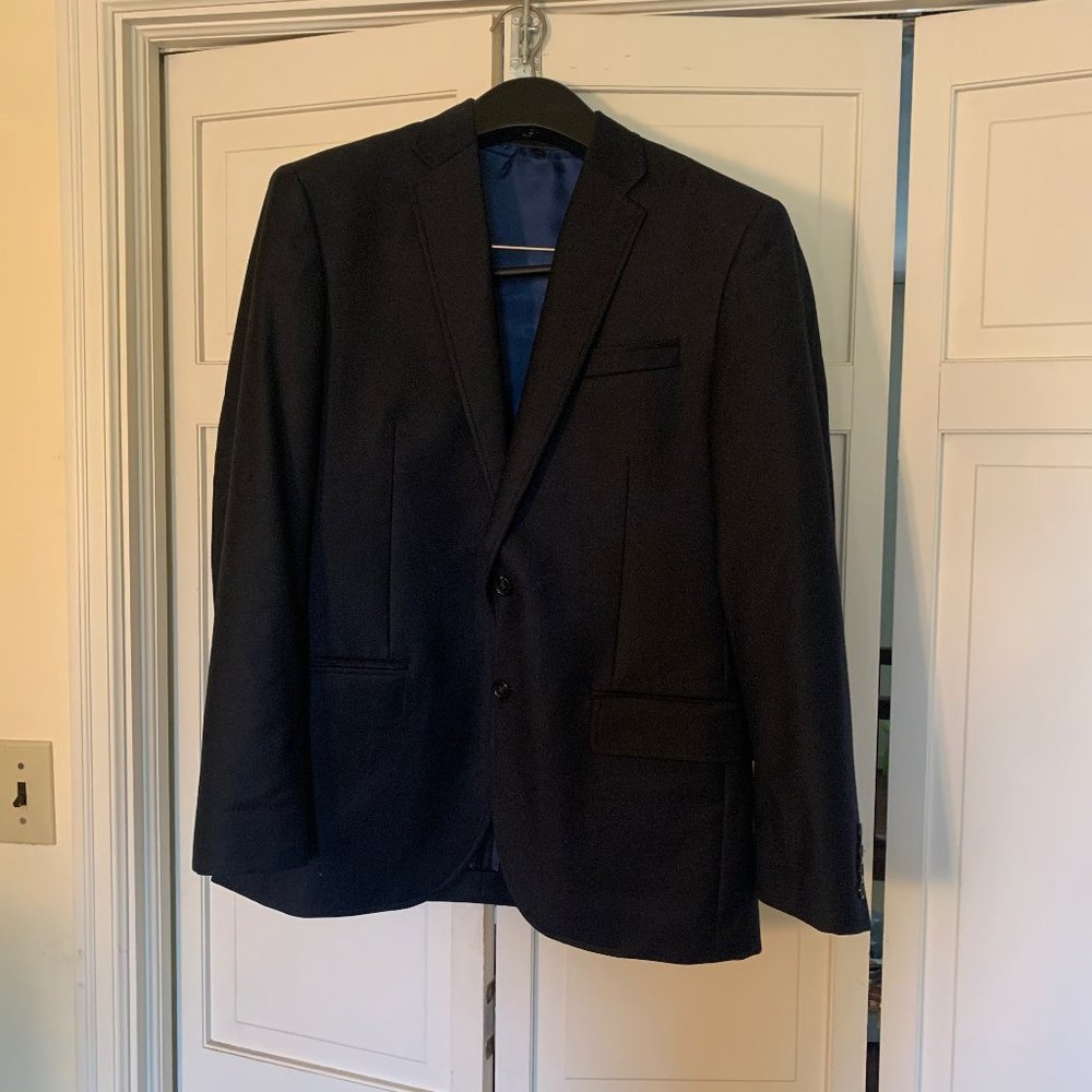 J. Crew Crosby Men's Blazer in 100% wool, navy 38S